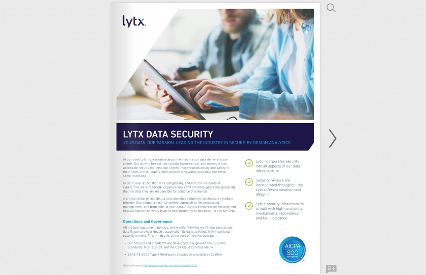 eBook Lytx Data Security
